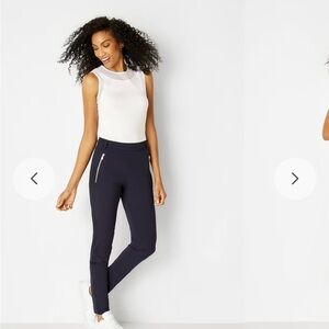 Anatomie The Marisa Curvy Hi Waist Pant Navy Blue, Size M